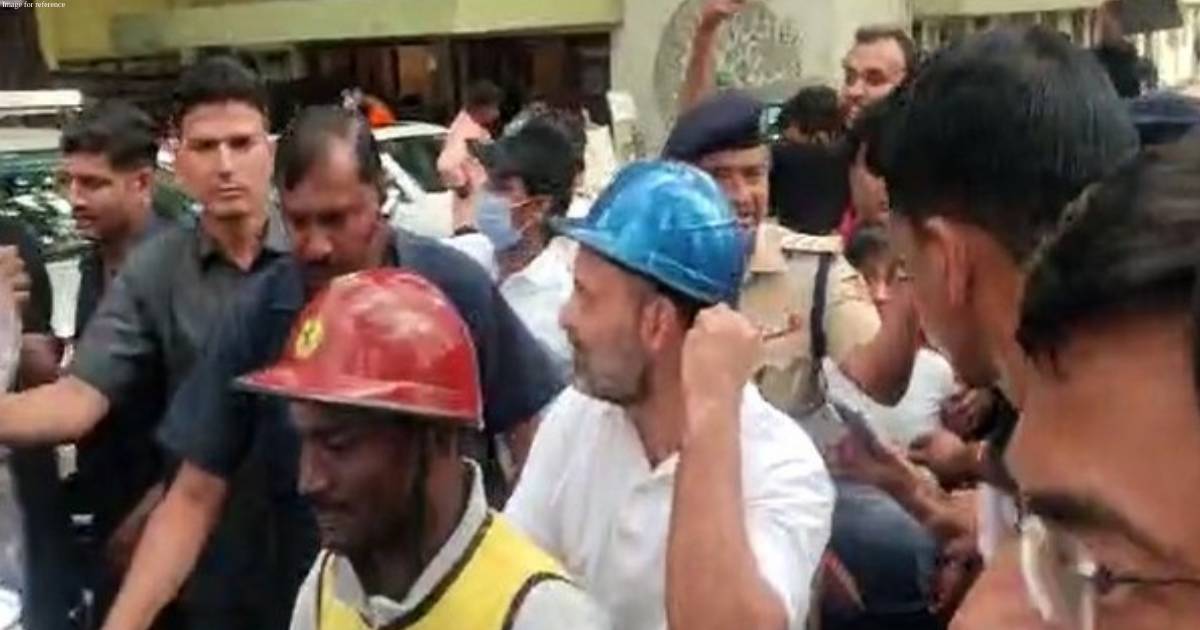 Karnataka Assembly polls: Rahul Gandhi rides pillion on delivery boy's scooter to reach Bengaluru hotel